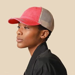 Custom High Quality 6 Panel Mesh Trucker Cap Own Logo Custom Trucker Cap Customized Blank Trucker Hat for Man - Product Image 2