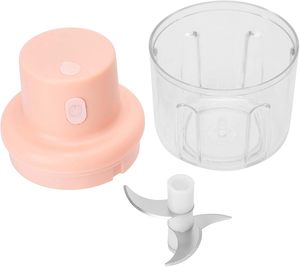 เครื่องบดกระเทียมพลาสติกเครื่องตัดเนื้อผลไม้เครื่องบดสับผักเครื่องมือห้องครัวแบบ USB - Product Image 6