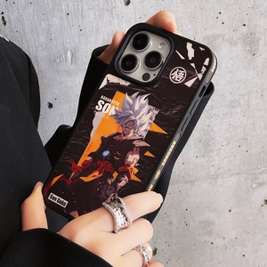 Nouveau quatre côtés IMD fort TPU Cool bleu bouton en métal Anime une pièce Goku <span class=keywords><strong>Vegeta</strong></span> Carton coque de téléphone pour <span class=keywords><strong>IPhone</strong></span> 15 Pro Max 13 étui - Product Image 4
