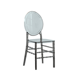 Chaise <span class=keywords><strong>à</strong></span> Dossier en Acrylique Plastique Transparent PC Certifiée Usine pour Activités de Plein Air et Mariages - Product Image 3