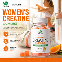 Gommes à mâcher à la créatine pour femmes, à base de matières premières entièrement naturelles, formule aux fruits rouges mélangés, choix alimentaire quotidien pratique pour adultes et femmes.