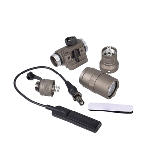 100 to 200M Range Tactical Scout <b>Light</b> Aluminum Alloy LED With <b>Remote</b> Pressure <b>Switch</b> CR123A/16340 Battery Compatible - Product Image 4
