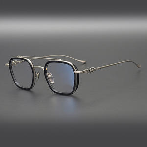 แว่นตากรอบหนาทรงเหลี่ยม สำหรับผู้ชายและผู้หญิง แว่นตาคู่รัก - Product Image 3