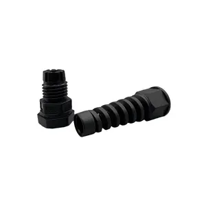 CE ROHS Adjustable Strain Relief IP68 Waterproof Bend Joint Cable Gland Spring Tail For Electrical Industry
