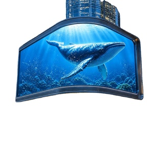 Écran LED 3D à vision directe SMD, résolution 4K, 5000 cd, étanche IP65, pour extérieur, panneau d'affichage anamorphique mural, garantie 5 ans - Product Image 1
