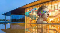 Promotion Exceptionnelle Film Publicitaire Écran Mural pour Vitrine Verre Flexible Transparent LED RGB Pleine Couleur Affichage Vidéo LED