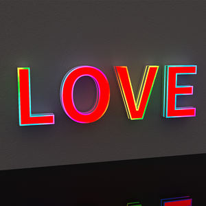 Индивидуальная 3D RGB LED вывеска из нержавеющей стали с подсветкой, наружная рекламная вывеска для бизнеса с фронтальной подсветкой - Product Image 4