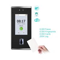 Système de contrôle d'accès ZKT étanche IP65 avec reconnaissance faciale/RFID/carte/empreinte digitale, connecté à un interphone vidéo WIFI/TCP/IP/USB Facepro4/VT