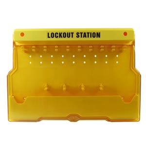 NT-LG02S chìa khóa mở khóa nhựa PC 10 Khóa OSHA an toàn khóa trạm tag ra với an toàn Bìa - Product Image 1