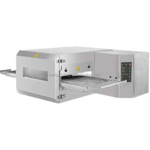 فرن بيتزا سريع للخبز والطوب في المطاعم قائم بذاته ، فرن فرن فرن هواء ساخن ، ناقل كهربائي بسلسلة - Product Image 3