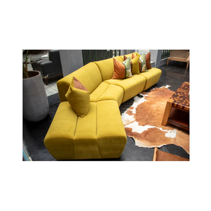 Nordic आधुनिक रेक्लाइन सोफे नींद मॉड्यूलर संयोजन कपड़े सेट लक्जरी लिविंग रूम फर्नीचर घुमावदार कोने सोफे - Product Image 3