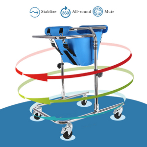 دعامة مشي بدعامة بمكابح وعجلات للأطفال معدات إعادة التأهيل لمساعدة الأطفال ذوي الإعاقة جسدية التدريب على المشي - Product Image 4