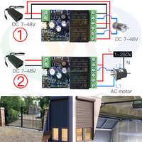 EweLink – interrupteur intelligent sans fil, DC 12V/24V/48V, Contact sec, récepteur de relais 2CH, Module de synchronisation, télécommande Alexa Google Assistant