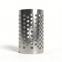 Cartouche filtrante perforée en acier inoxydable, épaisseur et taille personnalisées, panier de nettoyage pour électrodéposition industrielle, liquide chimique