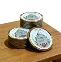 Pièces de monnaie commémoratives personnalisées en métal 3D, or, argent, laiton, alliage de zinc, double face