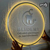 Enseigne néon LED 3D personnalisée en aluminium pour publicité intérieure/extérieure, rétroéclairée multicolore, pour bâtiments, enseigne commerciale, animation IP65