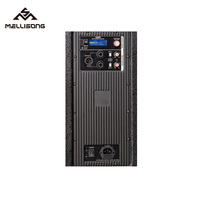 Système audio professionnel rechargeable de 15 pouces, grand amplificateur actif sur chariot, haut-parleur pour utilisation sur scène