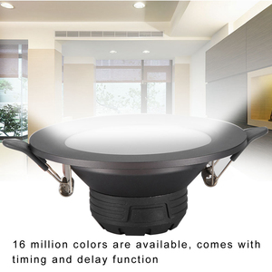 RGBW Mờ Nhiều Màu <span class=keywords><strong>LED</strong></span> <span class=keywords><strong>Spot</strong></span> Light <span class=keywords><strong>LED</strong></span> Recessed Lights WiFi Từ Xa APP Alexa Điều Khiển Bằng Giọng Nói Thông Minh Downlight - Product Image 3