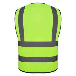 Chaleco de Seguridad Personalizado de Alta Calidad con Diseño Multibolsillos, Colores de Alta Visibilidad, Tiras Reflectantes, Ligero y Transpirable - Product Image 5