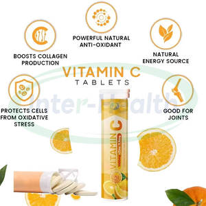 Ausreson OEM tabletas solubles de vitamina C <span class=keywords><strong>Zinc</strong></span> mejor suplemento píldoras blanqueadoras de la piel precio 1000mg tabletas efervescentes de vitamina C - Product Image 6