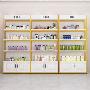 Exhibidor de Lujo Personalizado para Salón de Belleza, Estante de Exhibición para Cosméticos, Mueble de Exhibición para Tienda de Cosméticos - Product Image 1
