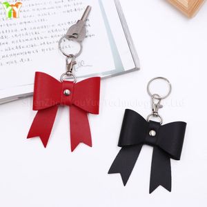 Cute <b>Bow</b> Pu Leather Butterfly Style Bag Charm Stocked Elegant Keychain Gift - Product Image 2