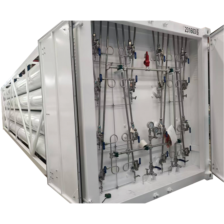 20ft 40ft CNG Tube Skid Container High-Pressure Gas Cylinder Tank for ...