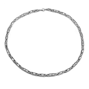 빈티지 금도금 스테인리스 스틸 초커 목걸이 락 펑크 링크 체인 목걸이 남성용 힙합 주얼리 - Product Image 3