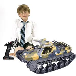 Cool Boy Toy Radio Control Camouflage Military Tank 1:12 High Speed Drift Tank Rc Toy