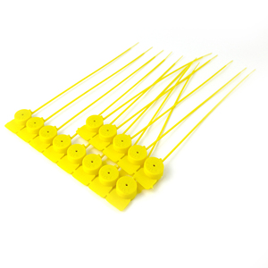 Étiquettes de sécurité en plastique à fermeture à glissière avec logo personnalisé SK1005P, échantillons gratuits, impression laser de <span class=keywords><strong>code</strong></span>-barres pour la logistique et les conteneurs - Product Image 2