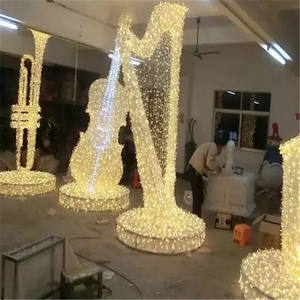 ไฟเครื่องดนตรี 3 มิติ สำหรับตกแต่งสวนและลานกลางแจ้ง - มาตรฐาน IP65 ปรับแต่งสีได้ ติดตั้งง่าย - Product Image 1