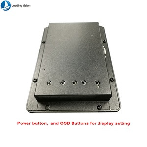 شاشة لمس سعوية 7 بوصة لـ <span class=keywords><strong>Raspberry</strong></span> <span class=keywords><strong>Pi</strong></span> 4 - واجهة USB/DVI جديدة مقاومة للماء IP65 بدقة 1024×600/1280×720 - Product Image 2