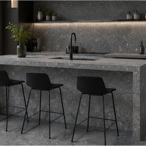 Ubatuba Granite Tile <b>Sandblasted</b> Minimalist Design Style Durable UNION Brand for Kitchen Bathroom Dining Applications - Product Image 3