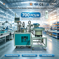 Machine d'assemblage automatique multi-usages XUNNUO, moteur PLC, entraînement par moteur, 220V, bouton d'amortisseur à fermeture douce, conception personnalisée, 1 an de garantie