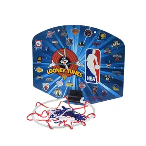 Professional Kids Indoor Mini High Frequency Double Blister Pack Basketball Backboard Hoop With 10cm Pvc Ball