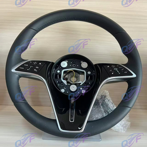 Volante Deportivo W223 de Cuero y Fibra de Carbono para <span class=keywords><strong>Mercedes</strong></span>-<span class=keywords><strong>Benz</strong></span> AMG W222 W253 W213 W206 W463 - Product Image 1