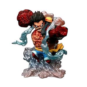 Figura de Anime <span class=keywords><strong>One</strong></span> <span class=keywords><strong>Piece</strong></span>, Monkey D. Luffy GEAR Fourth, Versión de Batalla con Mano Grande Figura de acción de PVC GK, modelo coleccionable, juguete para niños - Product Image 1
