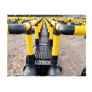 Jaula de red para granja de peces de camarón para cría de peces, estanques, jaula de red Hapa, red de pesca, trampas de acuicultura de HDPE en alta mar, acuicultura de agua de mar - Product Image 2