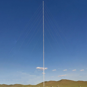 Tháp đo tốc độ gió 10m-200M 50 năm tuổi thọ tháp thời tiết tự động tháp theo dõi Đồng hồ khí tượng - Product Image 3