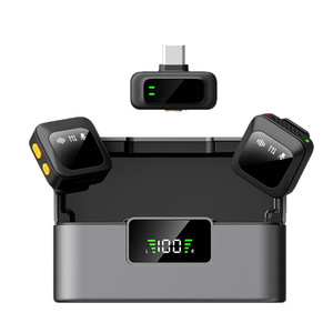 Q18 <b>Wireless</b> Lavalier <b>Microphone</b> 2.4G Noise Reduction For Video Recording Live Streaming - Product Image 5