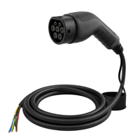 Câble de recharge pour véhicule électrique domestique 16A - 32A Type 2, câble de chargeur EV 3,5-22kW, 5 mètres, TPU