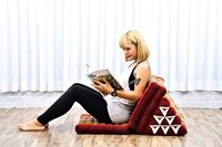 Coussin personnalisé avec coussin triangulaire, oreiller TV confortable, matelas pliable de thaïlande, oreiller thaïlandais
