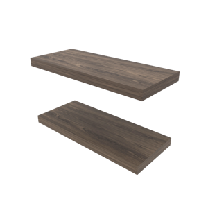 <b>Floating</b> Shelf Dallas Dark Walnut Living Room Display Shelves - Product Image 6