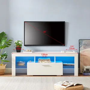 सबसे अच्छा विकल्प लकड़ी सफेद टीवी स्टैंड/कम कीमत के साथ टीवी कैबिनेट
