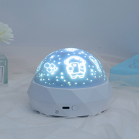 360 °   Lampe de projecteur dynamique rotative USB, projecteur d'ambiance pour chambre à coucher, veilleuse pour fête d'anniversaire, lampe pour chambre à coucher