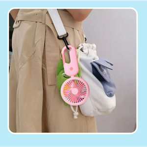 Kipas portabel Mini USB kipas genggam isi ulang 3 kecepatan hadiah tangan pribadi untuk perjalanan Makeup bulu mata anak perempuan wanita - Product Image 4