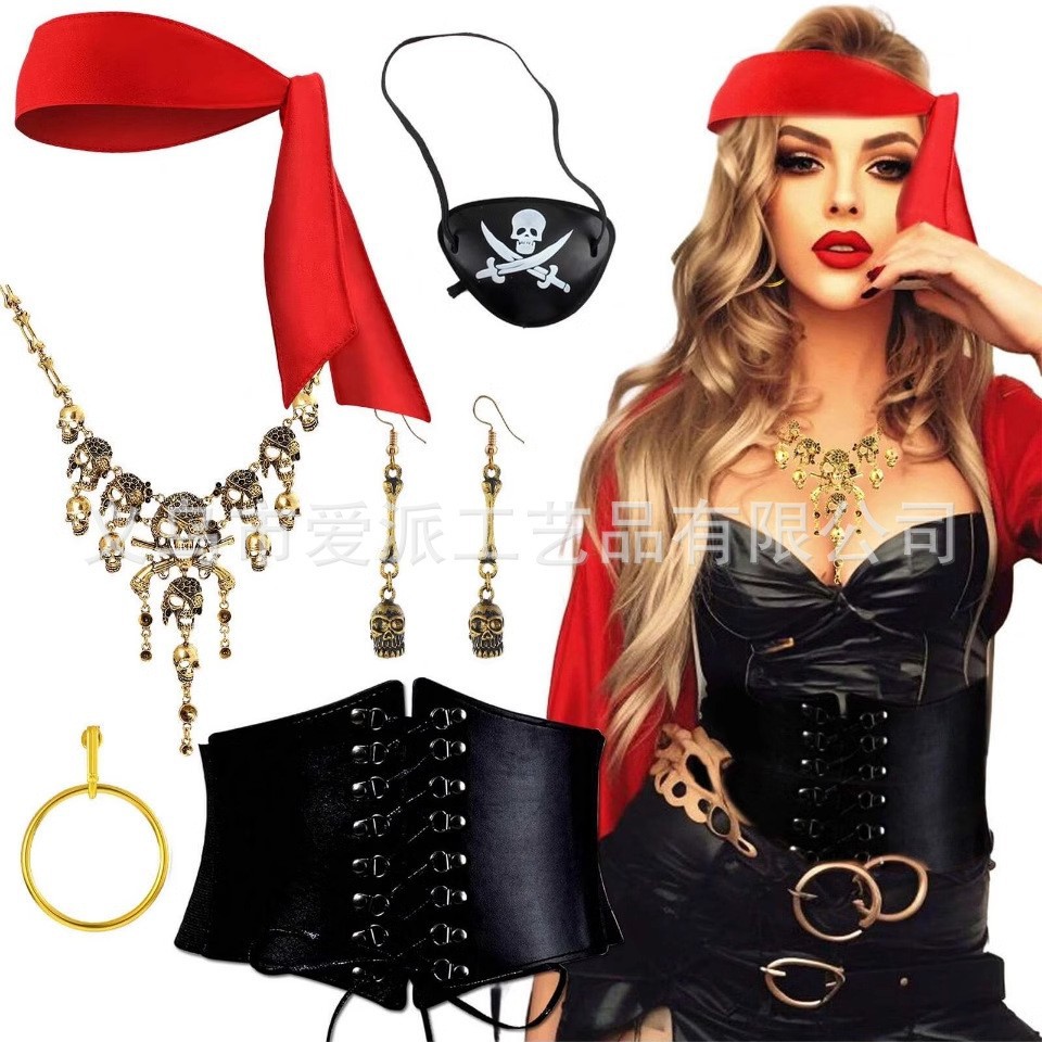 Conjunto Pirata Rojo
