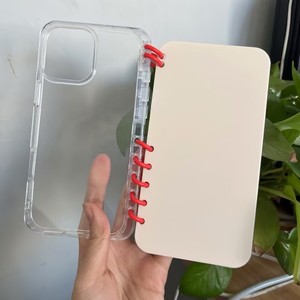 Venta al por mayor personalizado en blanco transparente suave TPU impreso teléfono celular funda libro para iPhone 16 15 14 <span class=keywords><strong>13</strong></span> 12 <span class=keywords><strong>Pro</strong></span> Max funda de libro transparente - Product Image 2