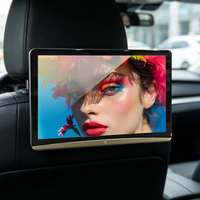 Moniteur d'appuie-tête de voiture 12,4 pouces, écran tactile IPS à angle de vision complet, système de divertissement pour sièges arrière Android, BT WiFi USB SD TF