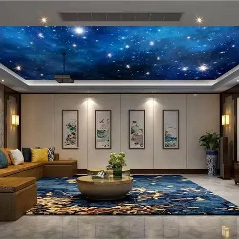 Wireless Fiber Optic Star Ceiling Panel Light Kit App-control RGBW Led Starlight Board For Indoor Home Theater Hotel Decoration
